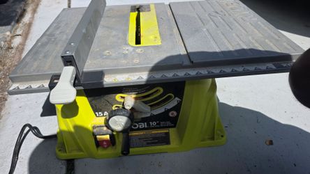 Ryobi 10 in. 15 Amp Table Saw with Blade & Rip Fence