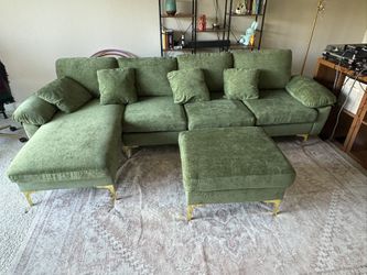 Olive Green Couch
