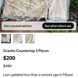 Granite Countertop 3 Pieces 