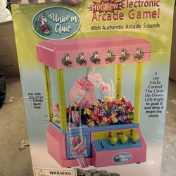 Electric Unicorn Arcade Claw Game! Like New