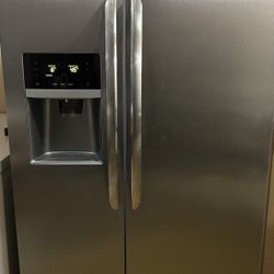 Frigidaire Double Door Stainless Steel Refrigerator $399.00