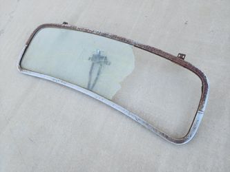 Original 1935 & 1936 Ford Car Windshield Frame Chrome Surround Handle