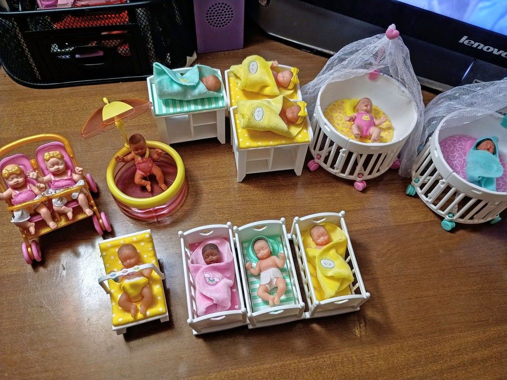 My mini baby the babies are silicone