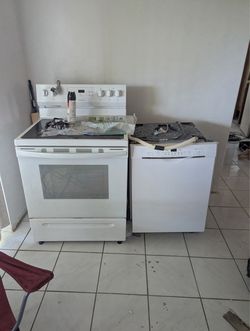 Stove and dishwasher