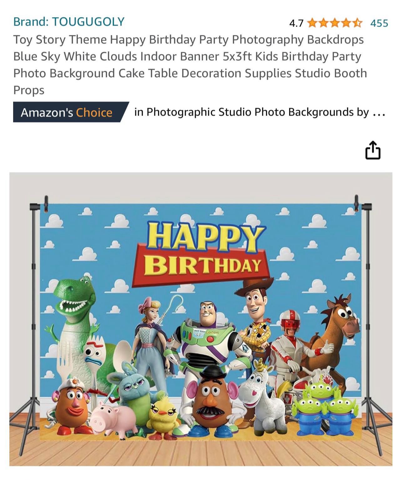 Birthday Decorations - Toy Story 