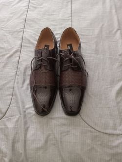 Genuine Leather MASIMO Size 14M (Brown)