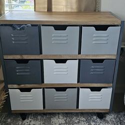 Storage With Metal Drawers