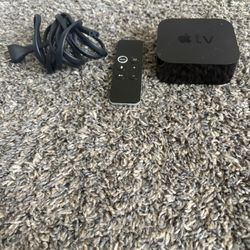 Apple Tv With Remote & Cable 