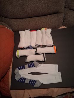 Woman and boy's socks