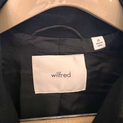 Wilfred Black Trench Coat With Belt