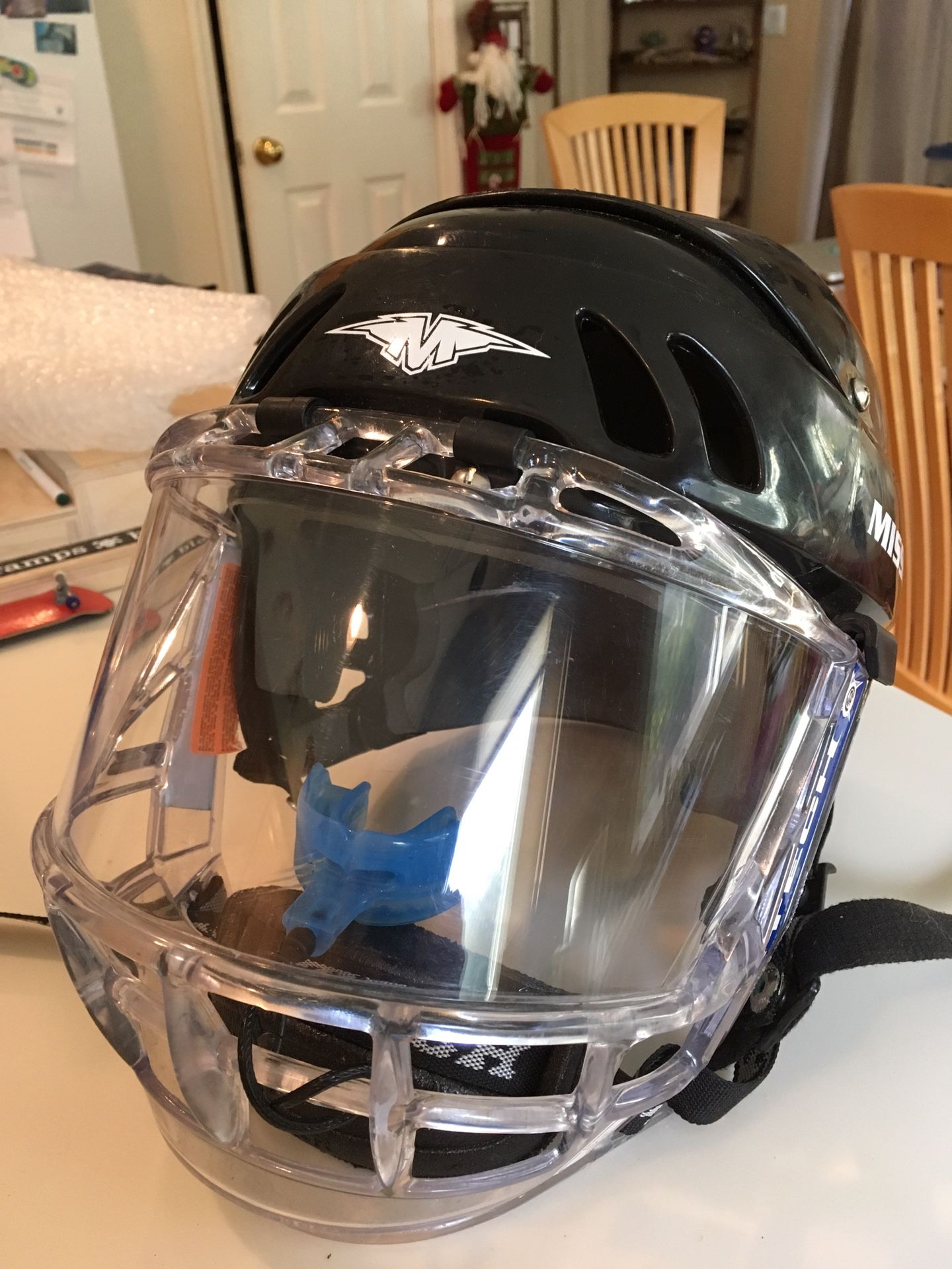 Youth Hockey helmet with shield