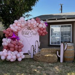 Balloons Backdrop Balloon installation