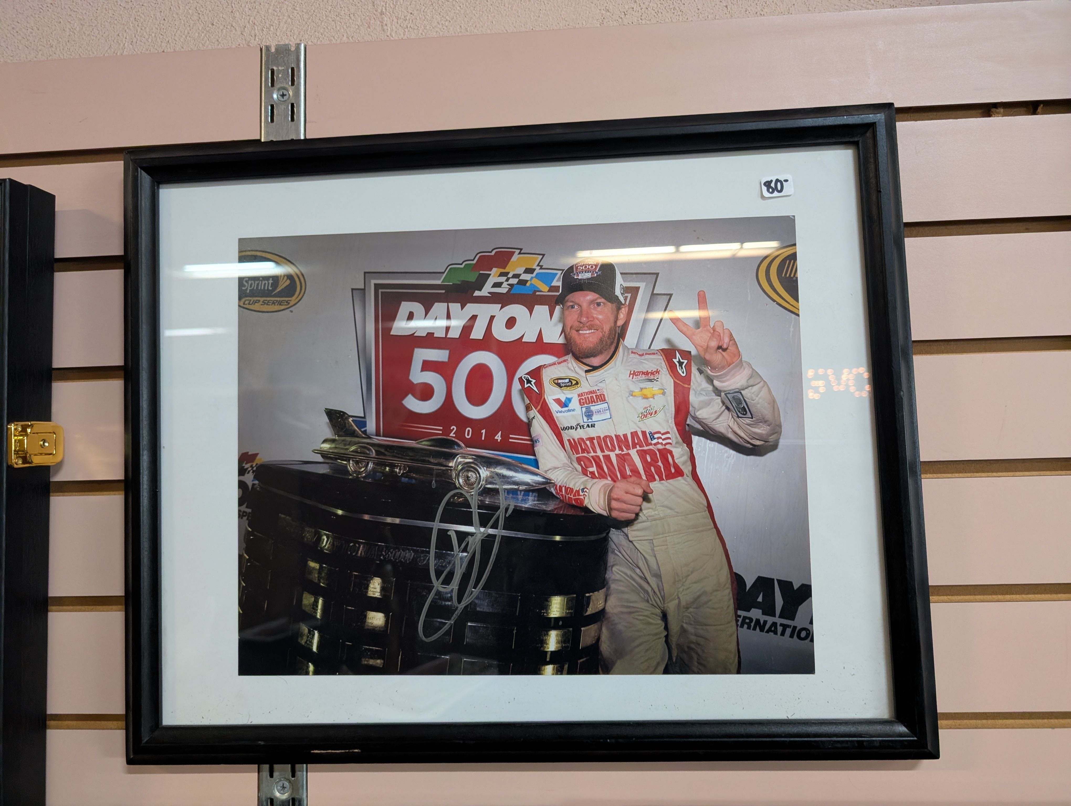 Dale Earnhardt Jr Signed Autograph Framed Daytona 500 Victory Photo Display