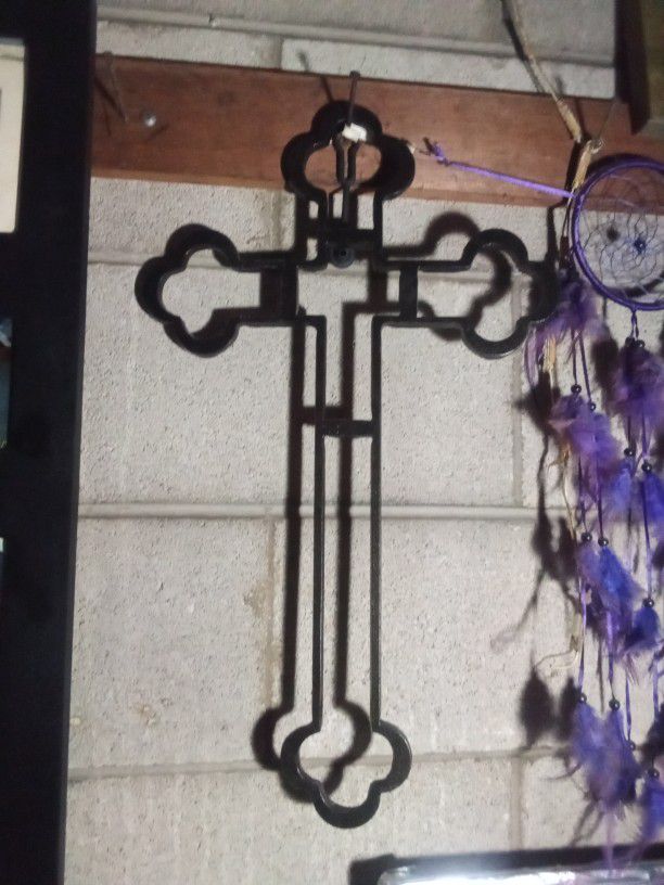 Indoor Or Outdoor 2ft Iron Coptic Cross