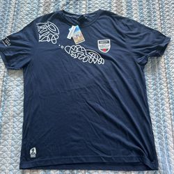 Samoa Rugby 2023 World Cup XL T-shirt in Navy