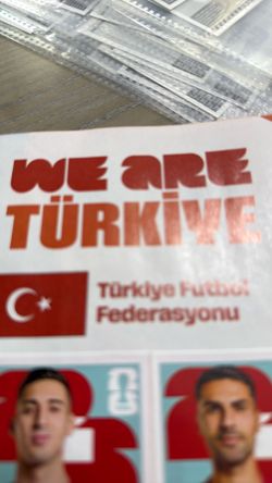 Türkiye panini stickers