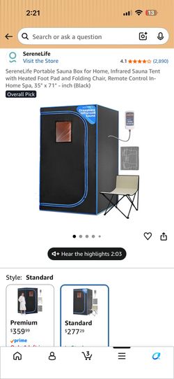 Portable sauna tent