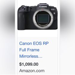 Canon EOS RP Mirrorless Camera