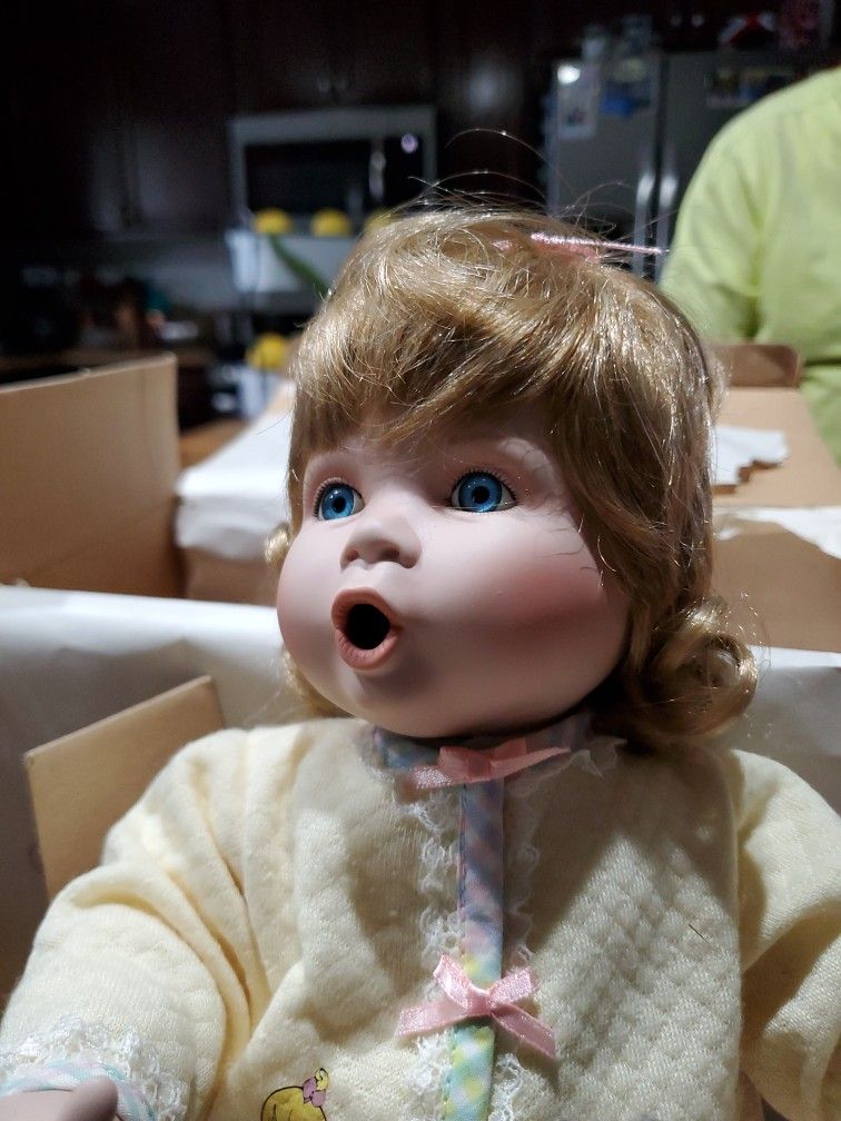 Sam Butcher Precious Moment Baby Girl Jesus Loves Me Edition.