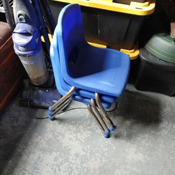 3 Kids Chairs Outdoors Or Desk