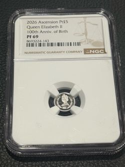 Platinum .5 gram Queen Elizabeth 2026