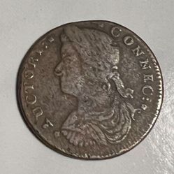 1787 variety-M43.1-Y Connecticut Colonial Copper Coin!