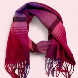 V. Fraas Cashmink Scarf – Pink/Purple Ombre 💕