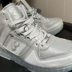 Grey and silver BK Knights Sneakers