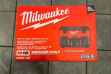 Milwaukee new vacuum