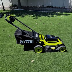 20” Ryobi Self Propelled lawnmower