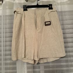 BRAND NEW With Tags Shorts With Belt Size 6