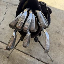 Gold Irons And Stand Alone/backpack Bag