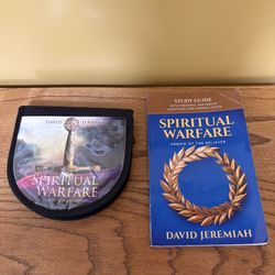9 Audio CD Disk Set Entitled Spiritual Warfare By David Jeremiah Plus Student Guide 