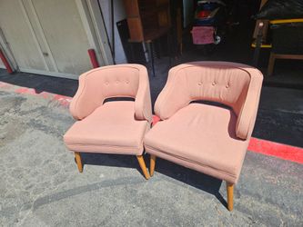 Pink Acent Chairs