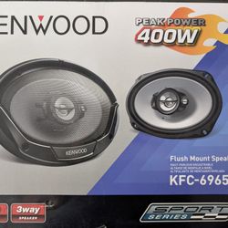 400w Kenwood 6x9" Flush Mount Speakers *New*