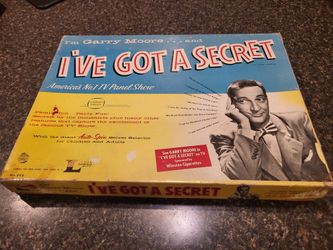 I've Got A Secret Board vintage 1956 Game