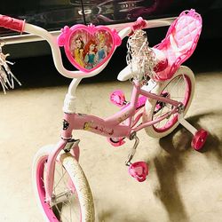 Huffy Disney Princess Girls Bike Age 4-6