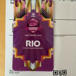 EDC shuttle Pass  May 16-18 2025 EDC The Rio Shuttle Pass 