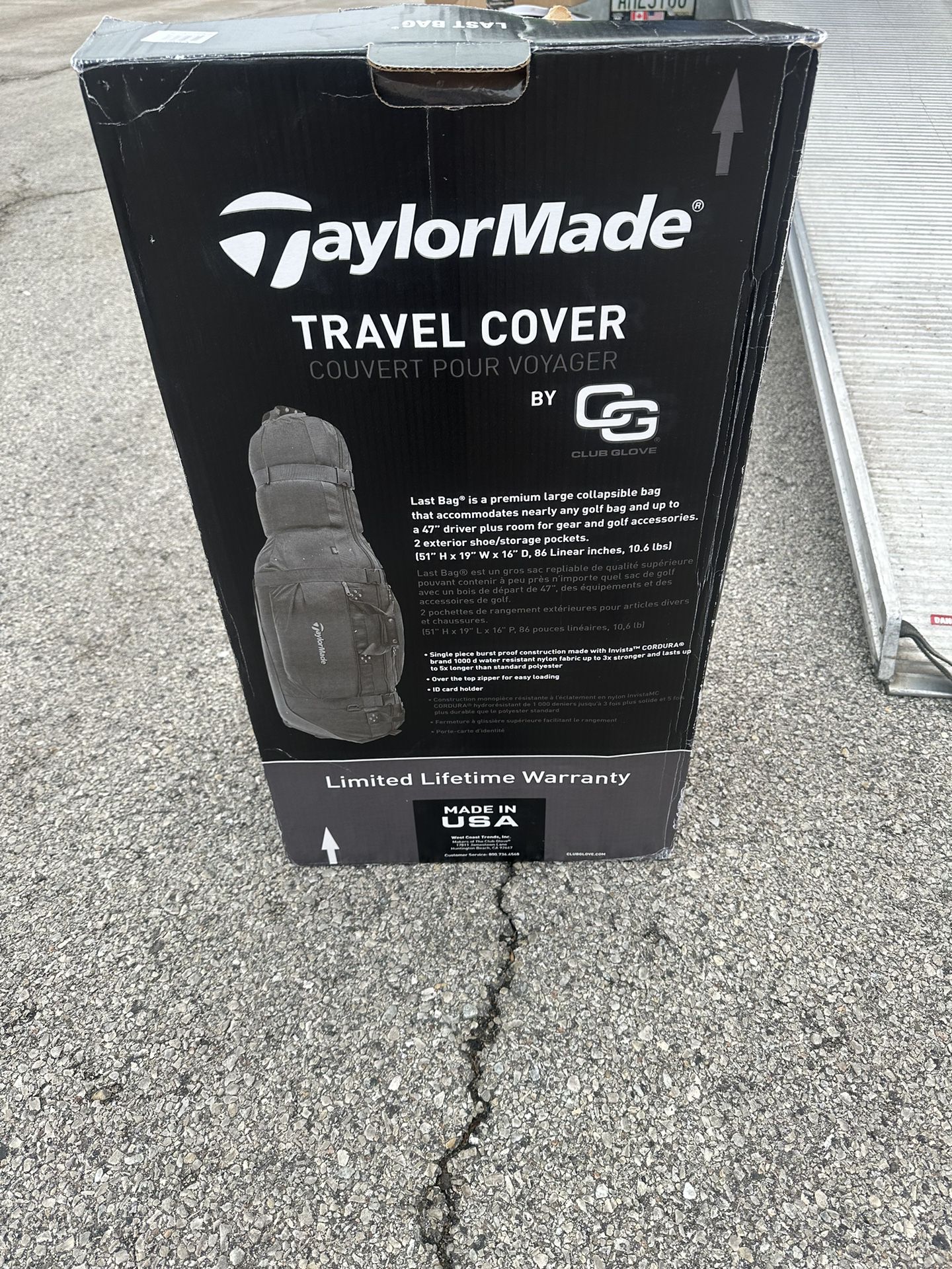 TaylorMade Players Last Bag Travel Cover