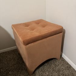Orange Ottoman