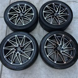 18in wheels 5x108 bolt pattern tires 235/45r18 Fit Ford focus st rs fusion Volvo jaguar Lincoln etc