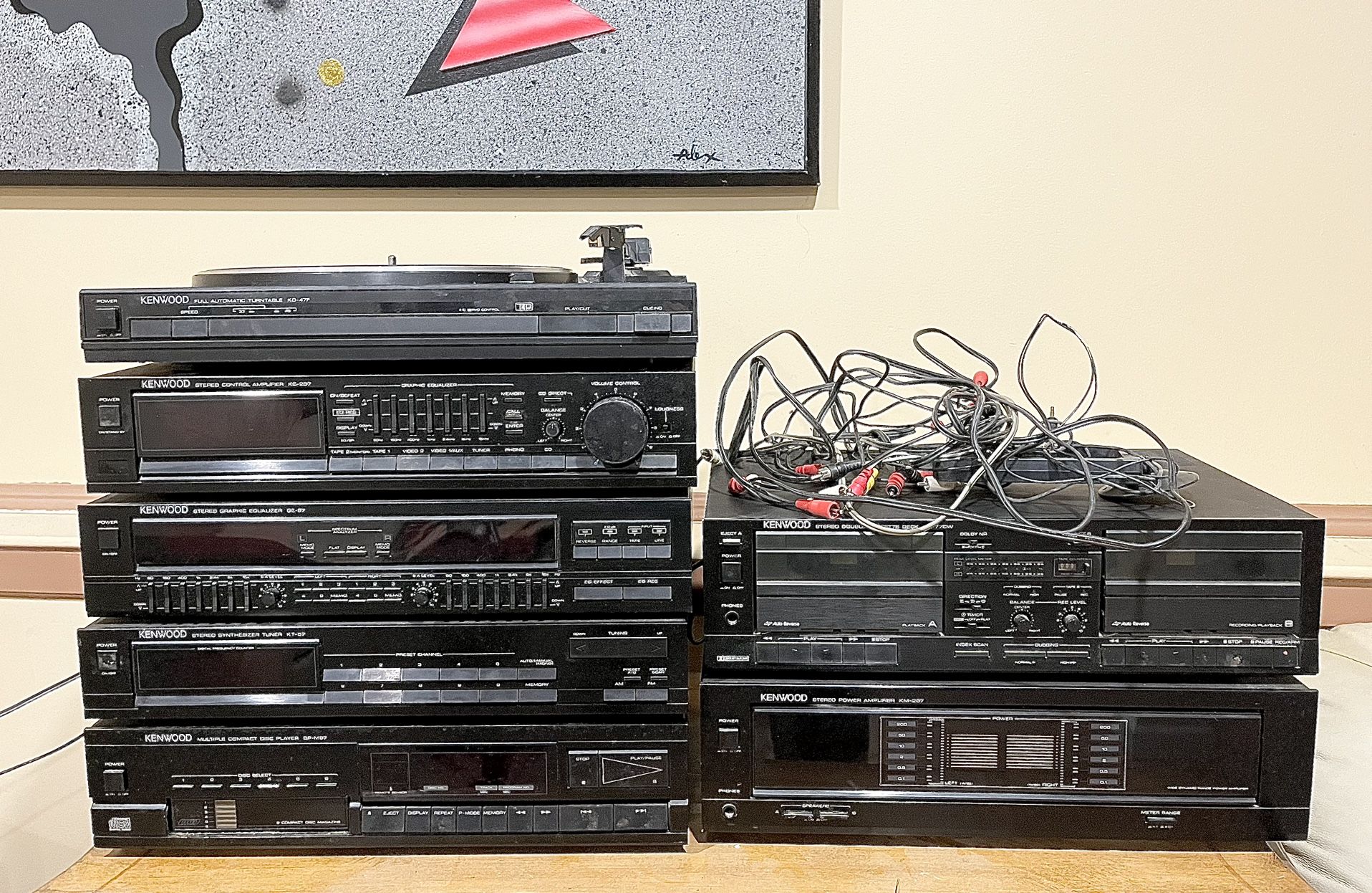 1980s Kenwood Stereo System — 7 Vintage Components