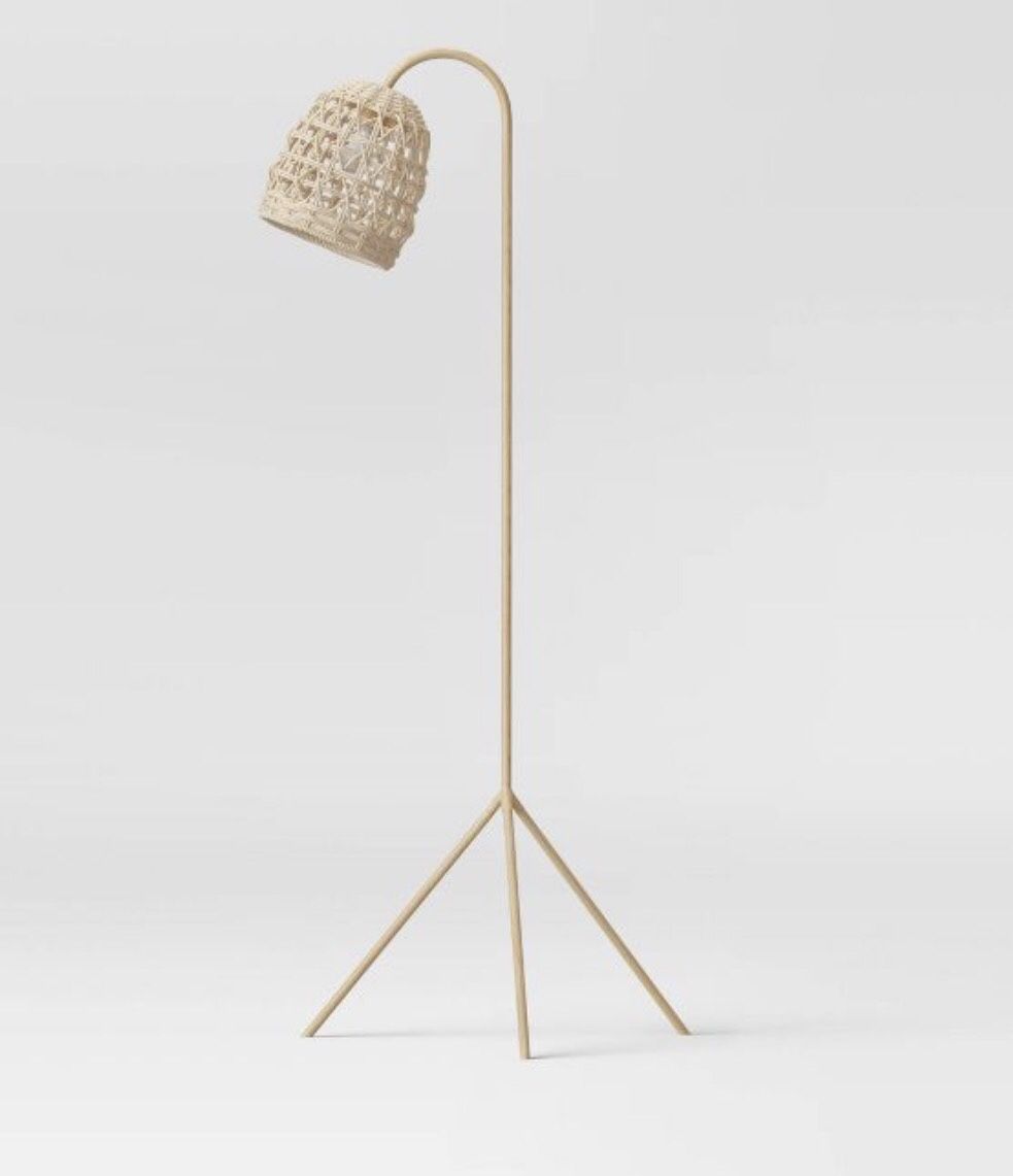 Seagrass Karina Tripod Floor Lamp Natural (Includes LED Light Bulb) - Opalhouse™