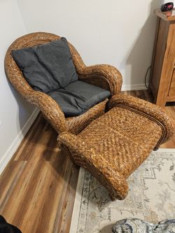Wicker Lounge Chair from Pier One
