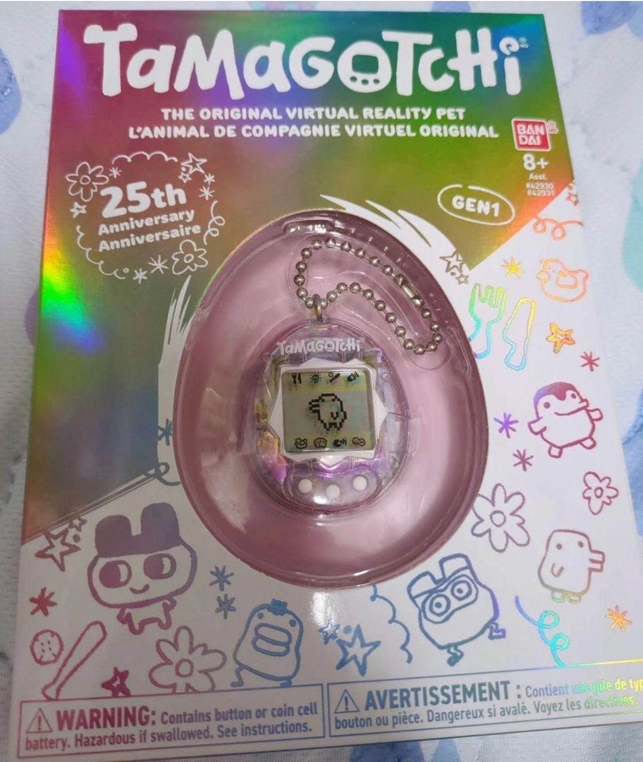 Bandai Tamagotchi Original Virtual Reality Pet Aurora 25th Anniversary