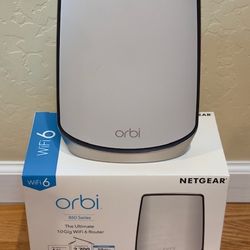 High-performance NETGEAR Orbi Tri-Band WiFi 6 Router (RBR860S) - Available Mid-JULY!