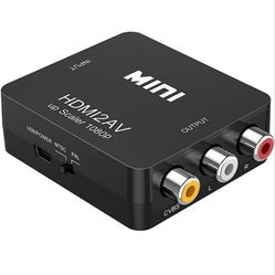 MINI HDMI to AV Converter UP Scaler 1080p