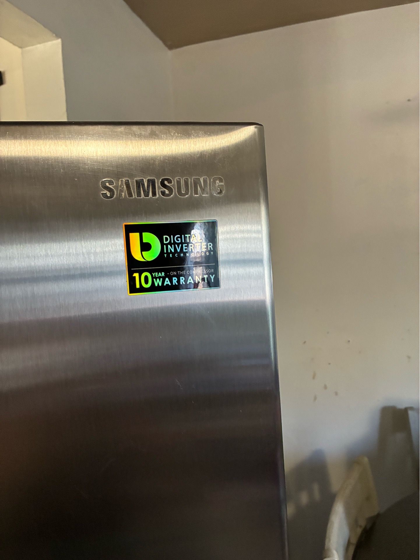 Se vende refrigerador Samsung de 2 puertas usado stainless Steel