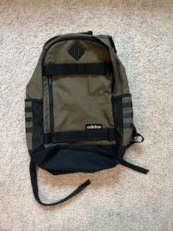 Adidas Olive Green and Black Everyday Backpack