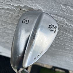 Titleist Vokey 60 Left Hand Wedge   SM5. K Grind Great Condition 